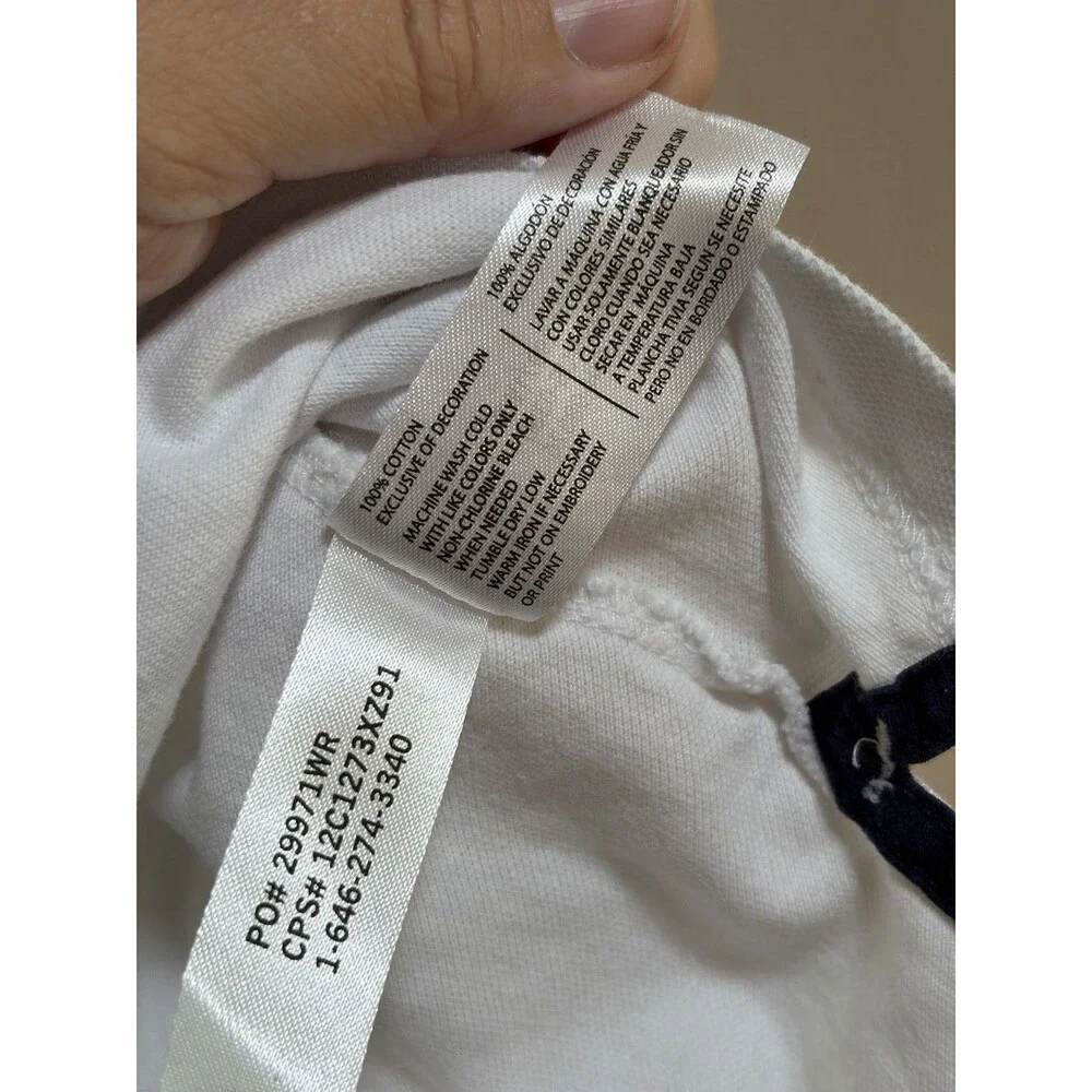 US Polo Assn Kids Boys Cotton White‎ Short Sleeve Pique Polo Shirt Size XL 14-16